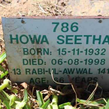 SEETHAL Howa 1932-1998