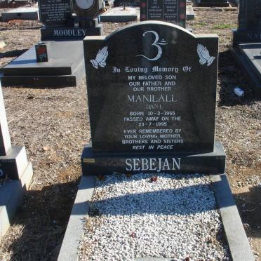 SEBEJAN Manilall 1965-1995
