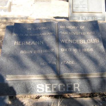 SEEGER Hermann Wenceslous 1892-1965