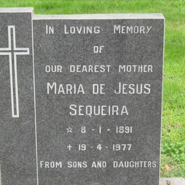 SEQUEIRA Maria de Jesus 1891-1977