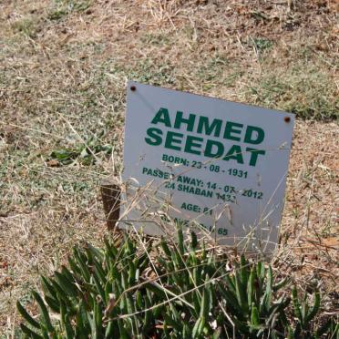 SEEDAT Ahmed 1931-2012