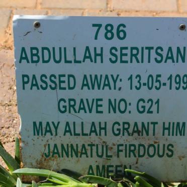 SERITSANG Abdullah -1999