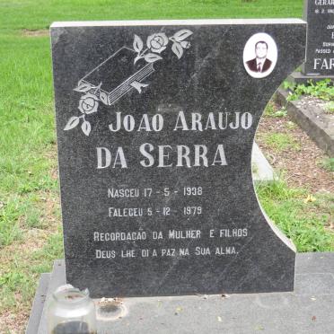 SERRA Joao Araujo, da 1938-1979