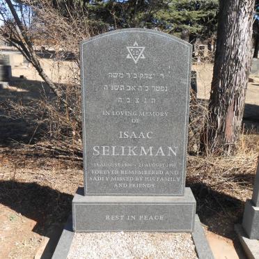 SELIKMAN Isaac 1906-1995