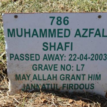 SHAFI Muhammed Azfal -2003