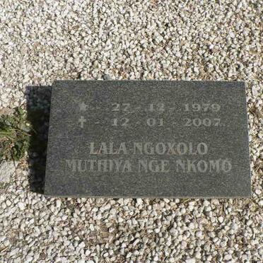 SHANDU Lala Ngoxolo 1979-2007