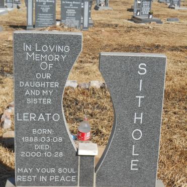 SITHOLE Lerato 1988-2000