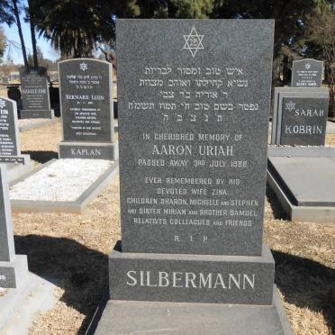 SILBERMANN Aaron Uriah -1988