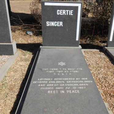 SINGER Gertie -1997