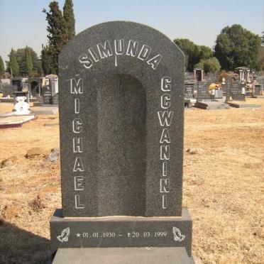 SIMUNDA Michael Gcwanini 1930-1999