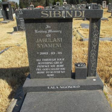 SIBINDI Jabulani Nyameni -2003