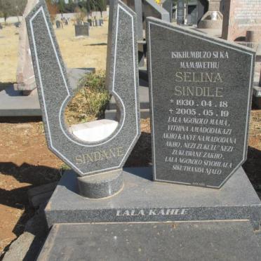 SINDANE Selina Sindile 1930-2005