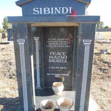 SIBINDI Peace Mazwi Magagula -2012