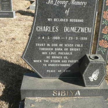 SIBIYA Charles Duwezweni 1960-1998