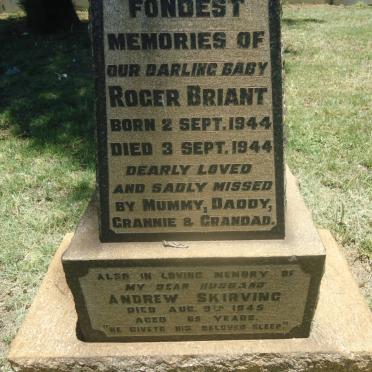 SKIRVING Andrew -1945 :: BRIANT Roger 1944-1944