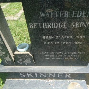 SKINNER Walter Eden Bethridge 1903-1960