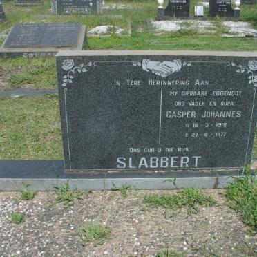 SLABBERT Casper Johannes 1918-1977