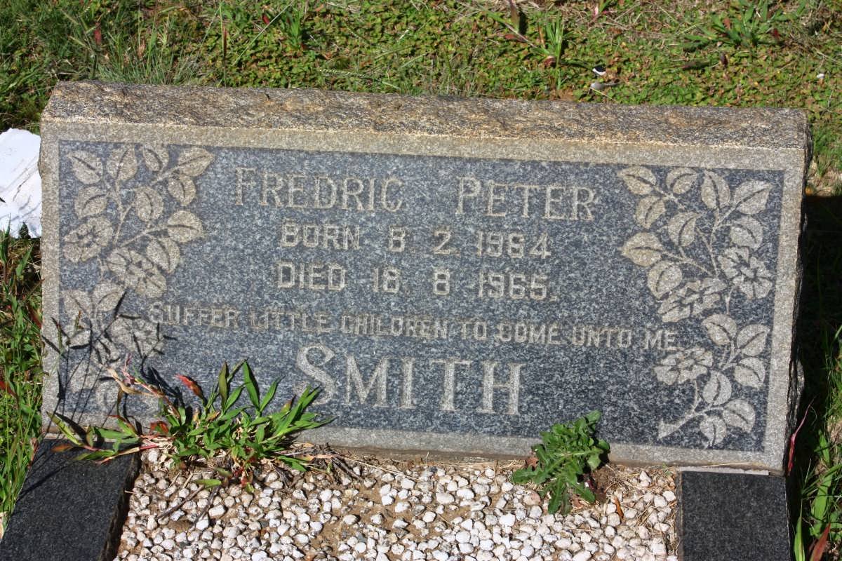 SMITH Fredric Peter 1964-1965