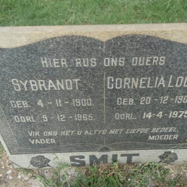 SMIT Sybrandt 1900-1965 &amp; Cornelia Louisa 1908-1975