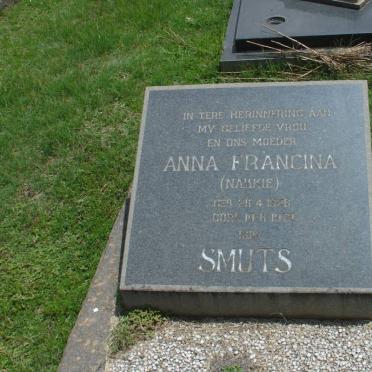 SMUTS Anna Francina 1928-197?