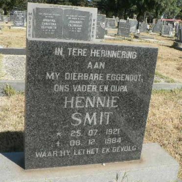 SMIT Hennie 1921-1984