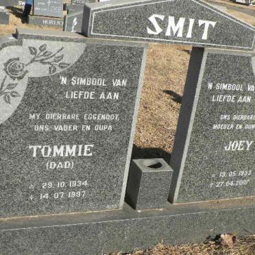 SMIT Tommie 1934-1997 &amp; Joey 1933-2007