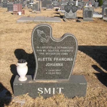 SMIT Aletta Francina Johanna 1948-1995