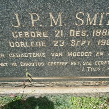 SMIT J.P.M. 1880-1960
