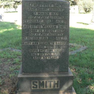 SMITH Alfred 1837-1892 :: SMITH Martha Margarat 1835-1912 :: SMITH William Willet 1872-1930