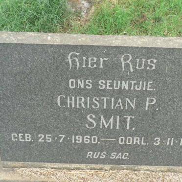 SMIT Christian P. 1960-1960