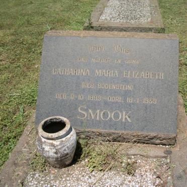 SMOOK Catharina Maria Elizabeth nee BODENSTEIN 1893-1959
