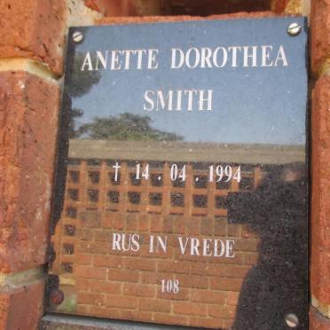 SMITH Anette Dorothea -1994