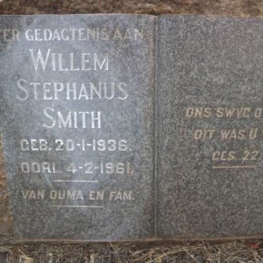 SMITH Willem Stephanus 1936-1961