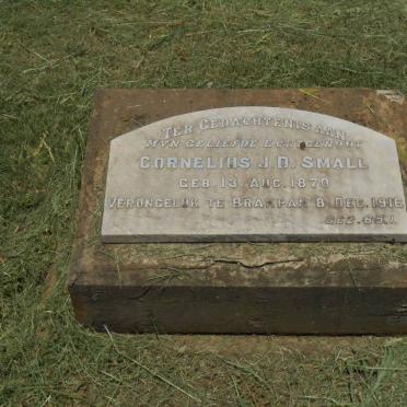SMALL Cornelius J.D. 1870-1916