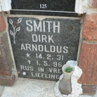 SMITH Dirk Arnoldus 1931-1996
