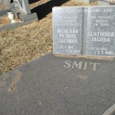 SMIT Nicolaas Petrus Jacobus 1914-1988 &amp; Gertruida Jacoba 1905-2005