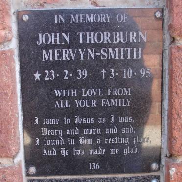 SMITH John Thorburn, MERVYN 1939-1995