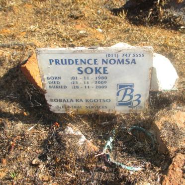 SOKE Prudence Nomsa 1980-2009