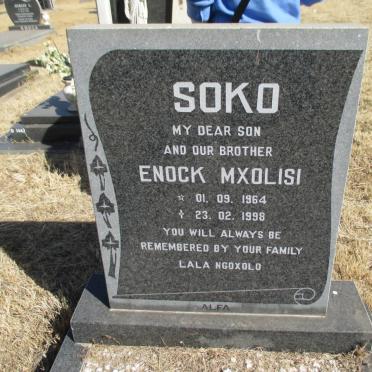 SOKO Enock Mxolisi 1964-1998