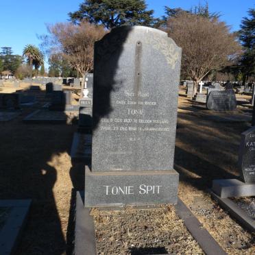 SPIT Tonie 1937-1968