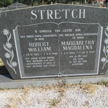 STRETCH Robert William 1913-1986 &amp; Margaretha Magdalena 1909-1992