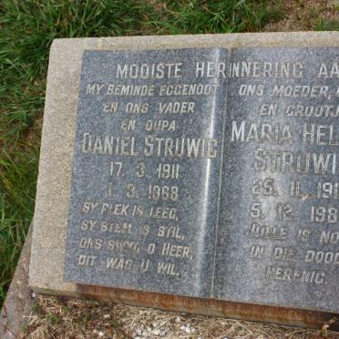 STRUWIG Daniel 1911-1968 &amp; Maria Helena 1912-1989