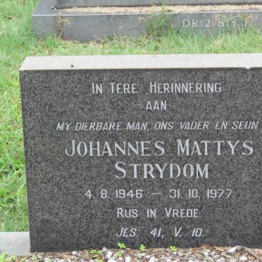 STRYDOM Johannes Mattys 1946-1977