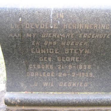 STEYN Eunice nee BLORE 1898-1939