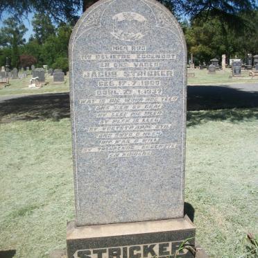 STRICKER Jacob 1905-1937