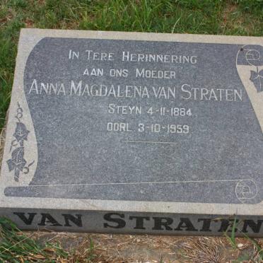 STRATEN Anna Magdalena, van nee STEYN 1884-1959