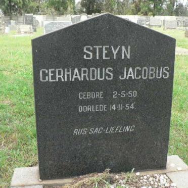 STEYN Gerhardus Jacobus 1950-1954