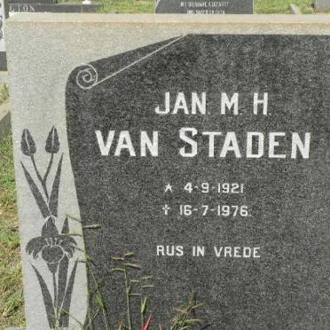 STADEN Jan M.H., van 1921-1976