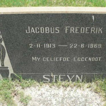 STEYN Jacobus Frederik 1913-1969