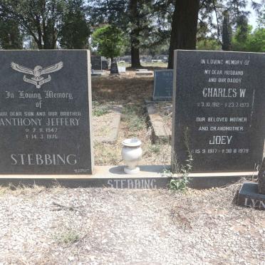 STEBBING Charles W. 1912-1973 &amp; Joey 1917-1979 :: STEBBING Anthony Jeffery 1947-1970 :: STEBBING Lynette 1954-2001